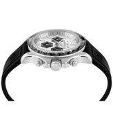 Philipp Plein Men's Chronograph Nobile Racing Black Silicone Strap Watch 43mm