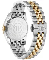 Philipp Plein Women's Date Superlative Two-Tone Stainless Steel Bracelet Watch 34mm