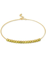 Giani Bernini Cubic Zirconia Linear Ankle Bracelet, Created for Macy's