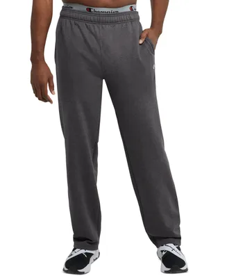 Champion Men's Big & Tall Powerblend Open Bottom Fleece Sweatpants