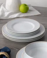 Noritake Linen Road Set of 4 Dinner Plates, Service For 4