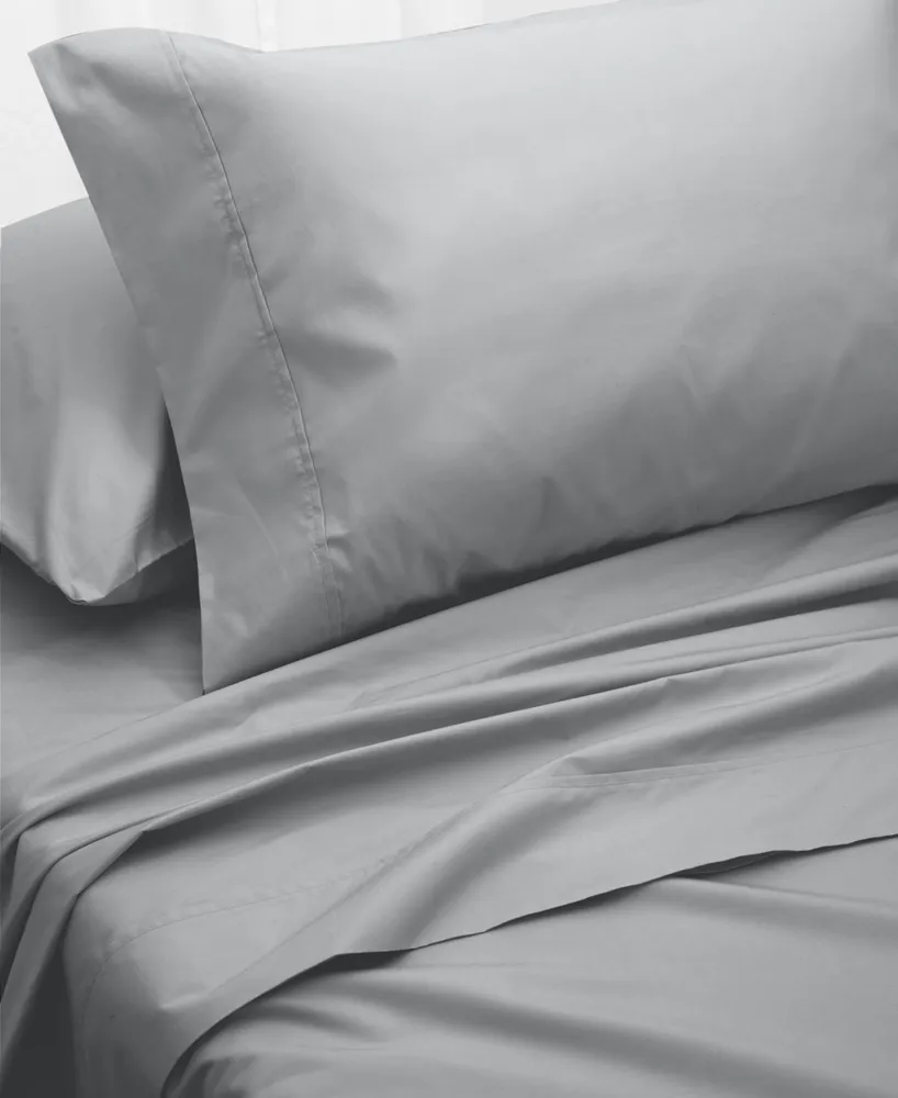 Aq Textiles Percale Solid 4-Pc. Sheet Set