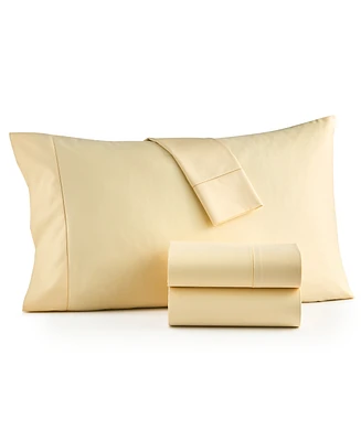 Last Act! Charter Club Solid 550 Thread Count 100% Cotton 4-Pc. Sheet Set, Queen, Exclusively at Macy's