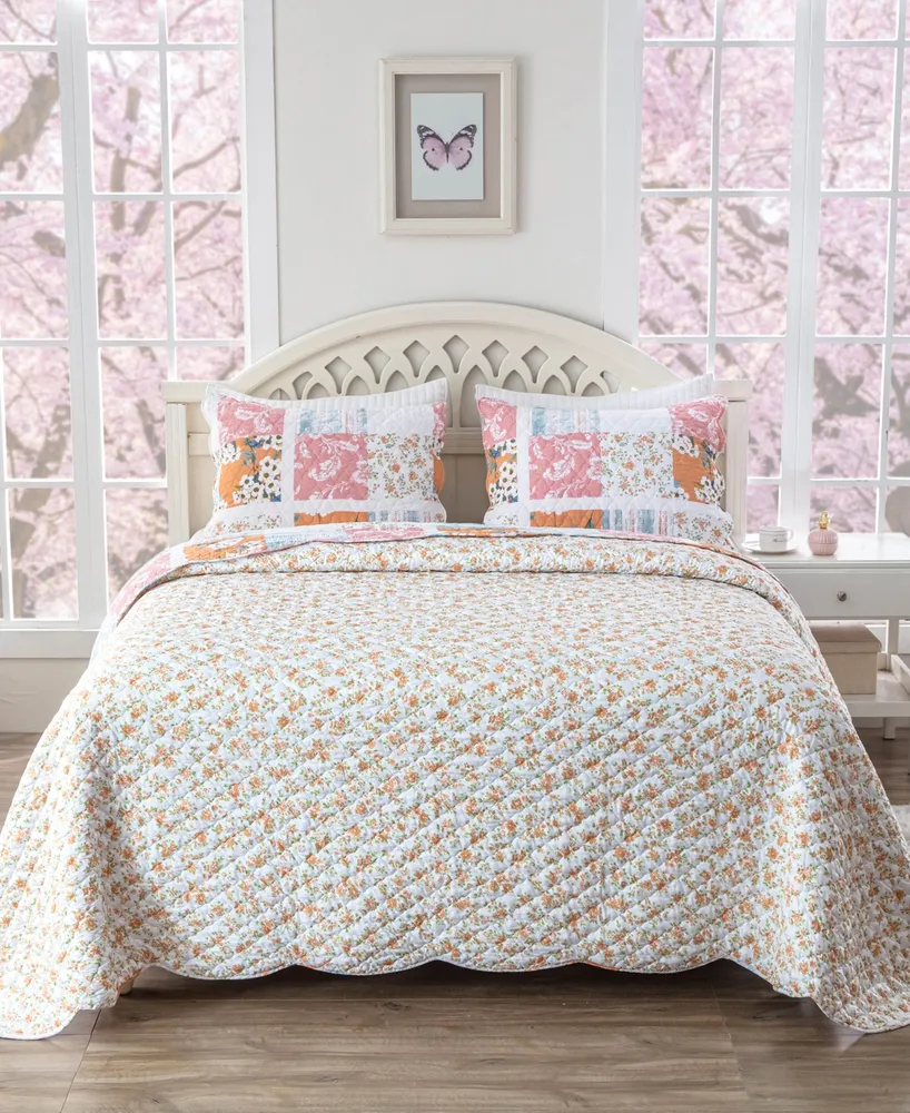 Greenland Home Fashions Everly Shabby Chic Piece Quilt Set