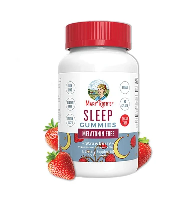 MaryRuth's Sleep Gummies Melatonin Free Strawberry 20 mg