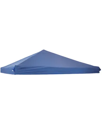 Sunnydaze Decor 10 x 10 ft Square 150D Oxford Fabric Pop-Up Canopy Shade - Blue