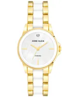 Anne Klein Women's Ceramic & Metal Bracelet Watch 30mm