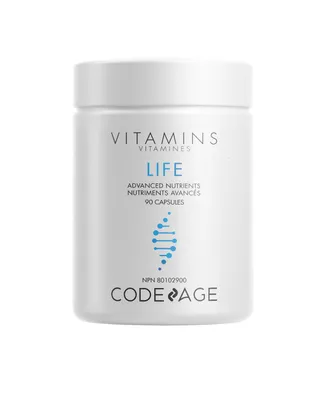 Codeage Life Telomeres & Dna Supplement , 5-mthf, Vitamin B12, Cholecalciferol D3, Botanicals - 90ct