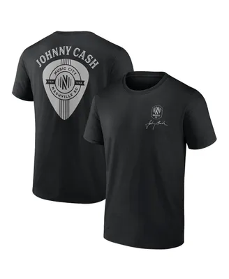 Men's Fanatics Black Nashville Sc Johnny Cash Music City T-shirt