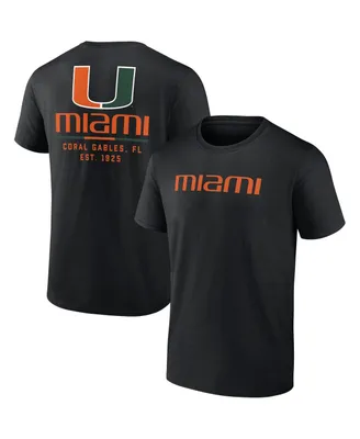 Men's Fanatics Miami Hurricanes Game Day 2-Hit T-shirt
