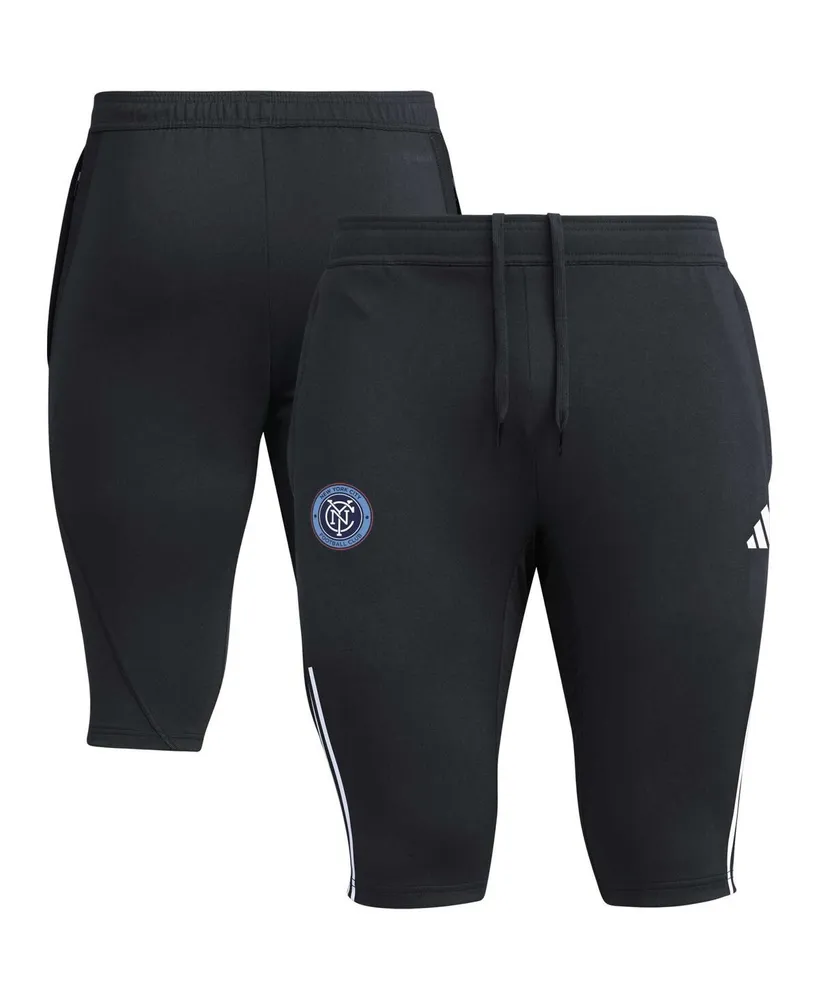 Men's adidas Black New York City Fc 2023 On-Field Training Aeroready Half Pants