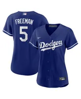 Women's Nike Freddie Freeman Royal Los Angeles Dodgers Alternate Replica Player Jersey