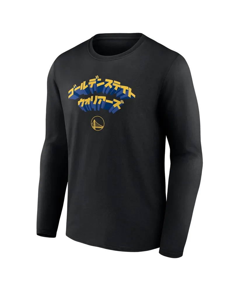 Men's Fanatics Golden State Warriors Japanese Heritage Long Sleeve T-shirt