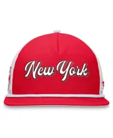 Men's Fanatics Red, White New York Red Bulls True Classic Golf Snapback Hat