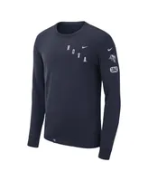 Men's Nike Navy Villanova Wildcats Repeat Logo 2-Hit Long Sleeve T-shirt