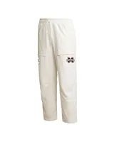 Men's adidas Cream Mississippi State Bulldogs Zero Dye Aeroready Pants