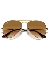 Ray-Ban Unisex Sunglasses, RB3025 Aviator Gradient