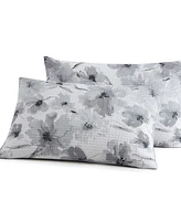 Dkny Modern Bloom 3 Piece Duvet Cover Set, Queen