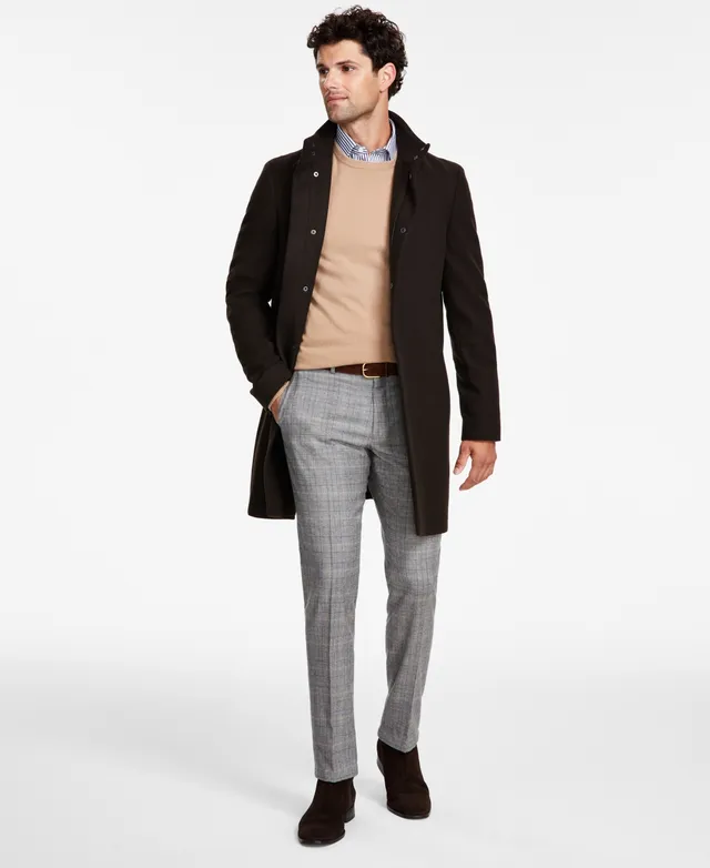 Calvin Klein Men's Slim-Fit Wool Woven Herringbone Sport Coat - Macy's