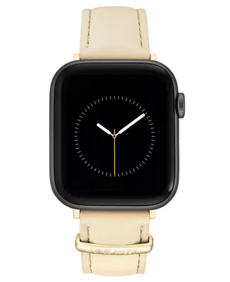 Nine West Women's Smooth Faux Leather Band designed for Apple Watch 42mm (Series 10) & 38/40/41mm