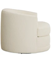 Closeout! Jenselle 36" Fabric Swivel Chair, Created for Macy's