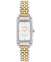 Coach Women's Cadie Two Tone Stainless Steel Bracelet Watch, 17.5 x 28.5mm