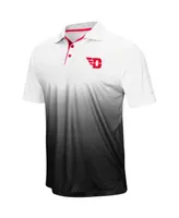 Men's Colosseum Gray Dayton Flyers Magic Team Logo Polo Shirt