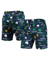 Men's Concepts Sport Navy Notre Dame Fighting Irish Flagship Allover Print Jam Shorts