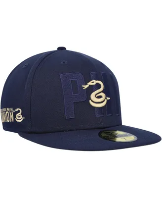 Men's New Era Navy Philadelphia Union Kick Off 59FIFTY Fitted Hat