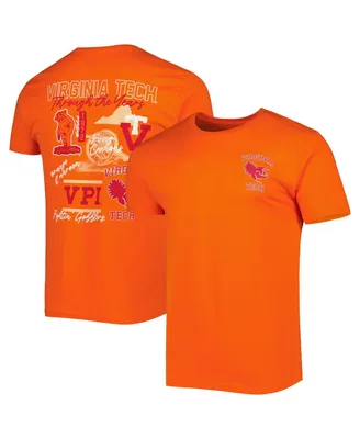 Men's Orange Virginia Tech Hokies Vintage-Like Through the Years 2-Hit T-shirt