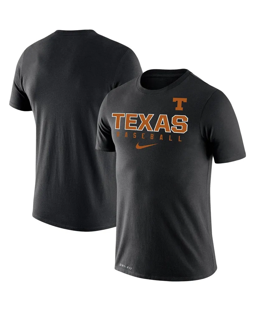 Men's Nike Texas Orange Texas Longhorns Baseball Plate Performance T-Shirt