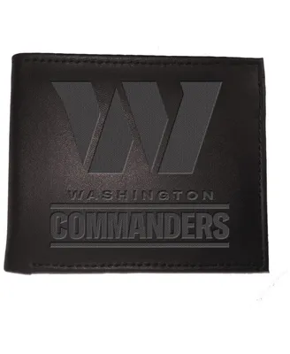 Men's Black Washington Commanders Hybrid Bi-Fold Wallet