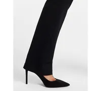 I.n.c. International Concepts Plus High Rise Pull-On Straight-Leg Pants, Created for Macy's