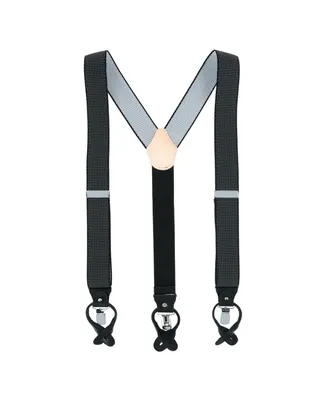 Trafalgar Men's Napier Elastic Convertible End Suspenders