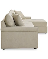 Closeout! Wrenley 134" 3-Pc. Fabric Sectional Chaise Sofa, Created for Macy's