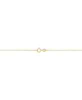 Illusion Two-Tone 17" Pendant Necklace in 10k Gold