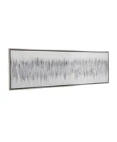 Rosemary Lane Canvas Abstract Framed Wall Art with Silver-Tone Frame, 71" x 1" x 20"