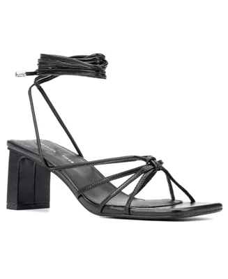Fashion To Figure Women's Lana Wide Width Heels Sandals
