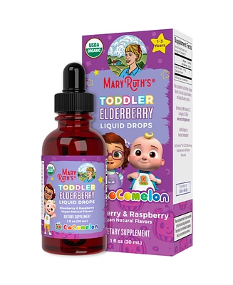 Coco Toddler Elderberry Drops, Blueberry Raspberry, Org, 1 oz