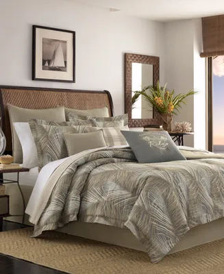 Tommy Bahama Home Raffia Palms Reversible Comforter Set