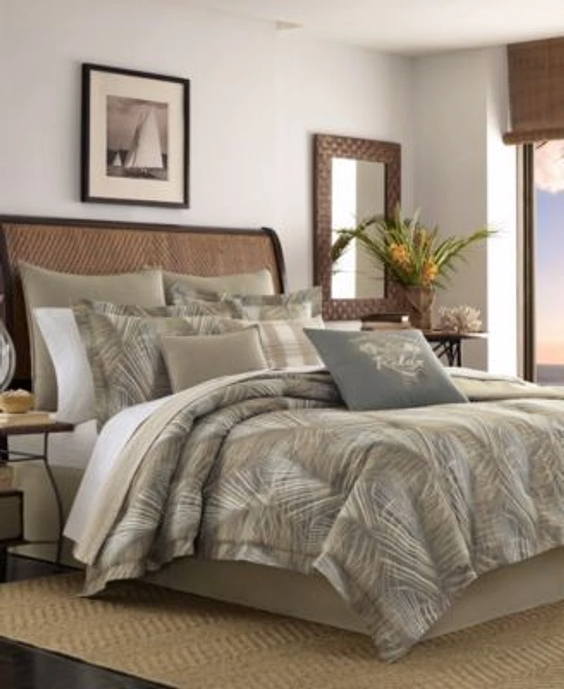 Tommy Bahama Raffia Palms Reversible Comforter Sets