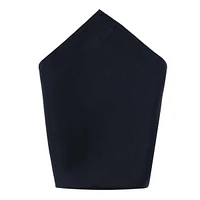 Trafalgar Men's Sutton Solid Color 13 Inch Silk Pocket Square