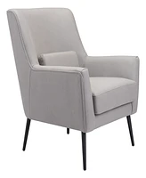 Zuo 36" Steel, Polyester Ontario Boho Chic Accent Chair