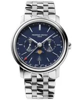 Frederique Constant Men's Swiss Classics Business Stainless Steel Bracelet Watch 40mm