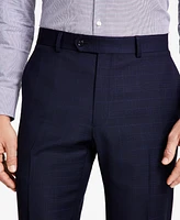 Tommy Hilfiger Men's Modern-Fit Th Flex Stretch Plaid Wool Blend Suit Pants