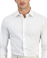 Alfani Men's Slim-Fit Temperature Regulating Dress Shirt, Created for Macy's