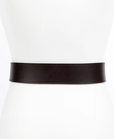 Michael Kors Women's Genuine Leather Logo Belt