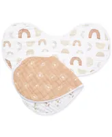 aden by aden + anais Baby Keep Rising Burpy Bib, Pack of 2