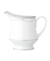 Noritake Satin Flourish Sugar and Creamer, Set of 2