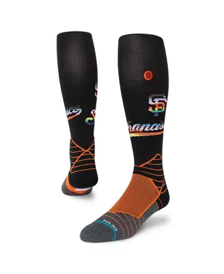 Men's Stance Black, Orange San Francisco Giants Pride Diamond Pro Over the Calf Socks